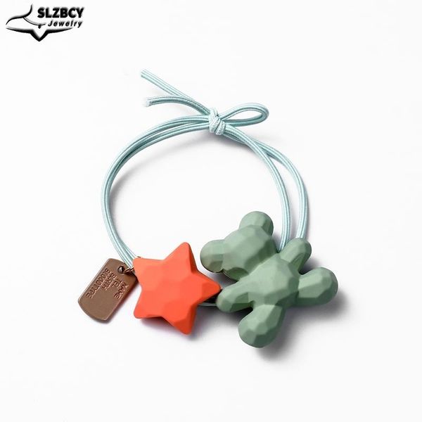 cute acrylic star bear hair ties girls scrunchies ponytail elastic rubber band gift for women girl hair accessories headwear, Slivery;white
cute acrylic star bear hair ties girls scrunchies ponytail elastic rubber band gift for women girl hair accessories headwear, Slivery;white