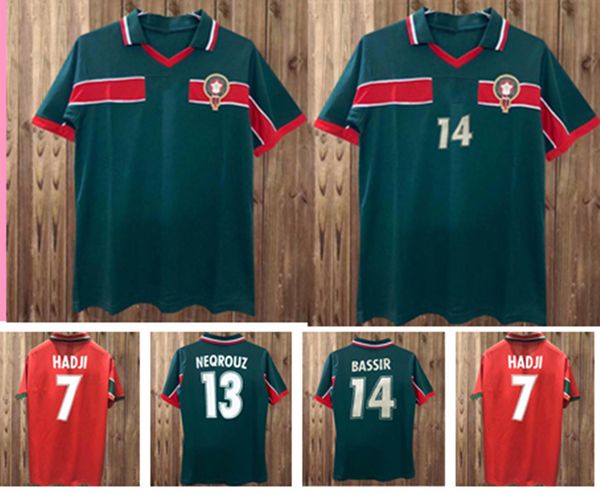 1998 world cup retro morocco soccer jerseys 98 99 maroc home away hadji bassir ouakili neqrouz abrami custom vintage cassic football shirt s, Black;yellow
1998 world cup retro morocco soccer jerseys 98 99 maroc home away hadji bassir ouakili neqrouz abrami custom vintage cassic football shirt s, Black;yellow