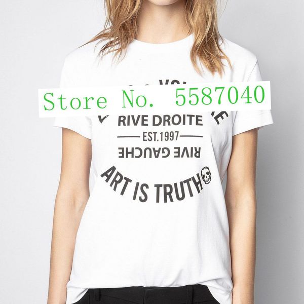 2021 early spring new classic letter printing split ends all-match women's short-sleeved t-shirt od1e, White
2021 early spring new classic letter printing split ends all-match women's short-sleeved t-shirt od1e, White