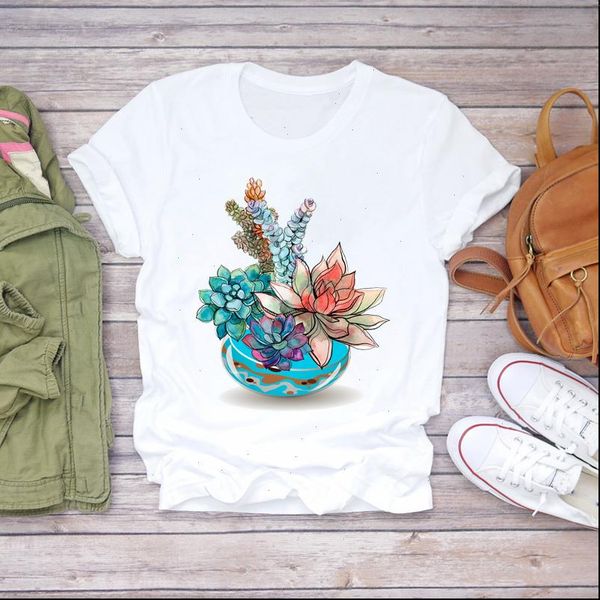 women plant flower summer fall short sleeve 90s casual print lady t shirts womens graphic t shirt ladies female tee t, White
women plant flower summer fall short sleeve 90s casual print lady t shirts womens graphic t shirt ladies female tee t, White
