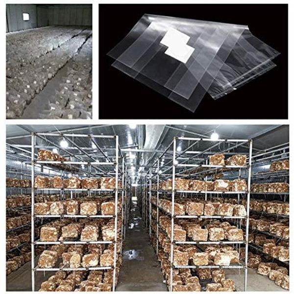planters & pots 50pcs pvc mushroom spawn grow bag substrate high temp pre sealable garden supplies tools
planters & pots 50pcs pvc mushroom spawn grow bag substrate high temp pre sealable garden supplies tools