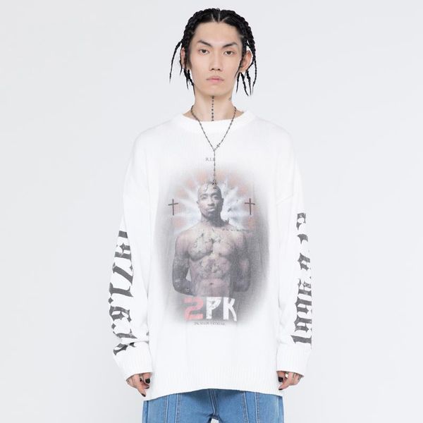 men's sweaters oversized sweater men harajuku retro characters letters knitted women 2021 autumn streetwear vintage pullover cotton, White;black
men's sweaters oversized sweater men harajuku retro characters letters knitted women 2021 autumn streetwear vintage pullover cotton, White;black