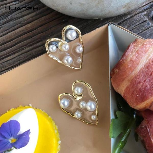 stud huanzhi 2021 s925 silver needle geometric heart colorless transparent pearl stereoscopic bump metal earrings for women, Golden;silver
stud huanzhi 2021 s925 silver needle geometric heart colorless transparent pearl stereoscopic bump metal earrings for women, Golden;silver