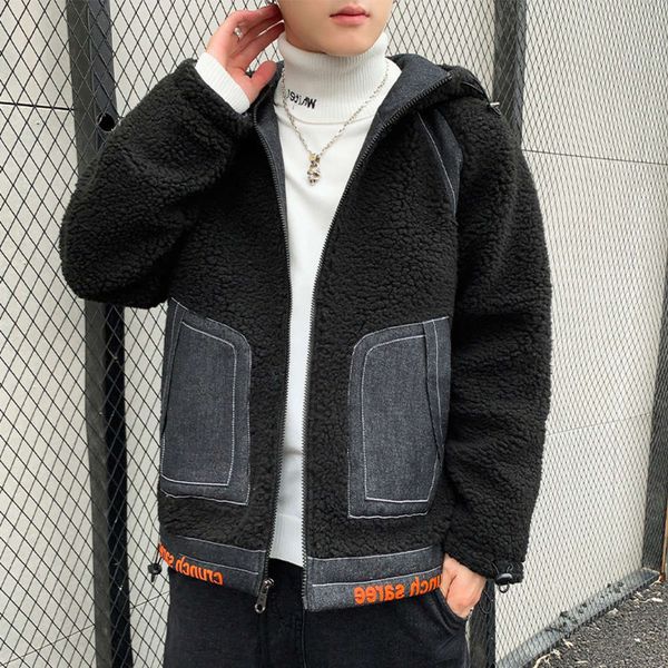 2021winter new korean fashion jacket casual coat hooded men's cashmere cotton padded, Black;brown
2021winter new korean fashion jacket casual coat hooded men's cashmere cotton padded, Black;brown