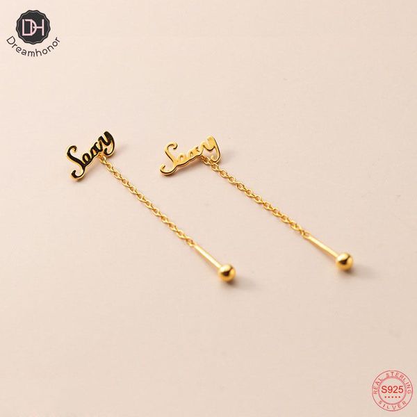 stud dreamhonor fashion silver gold color letter long chain ear line earrings for girls party gifts jewelry, Golden;silver
stud dreamhonor fashion silver gold color letter long chain ear line earrings for girls party gifts jewelry, Golden;silver