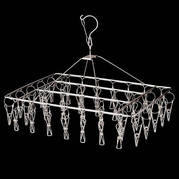 hangers & racks clothes drying hanger clothing rack foldable 8-40 clips stainless steel sock laundry folding airer underwear socks holder
hangers & racks clothes drying hanger clothing rack foldable 8-40 clips stainless steel sock laundry folding airer underwear socks holder