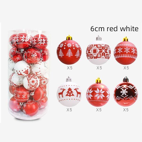 party decoration 30pcs christmas ball tree ornament 6cm painted colorful round xmas hanging year 2021 gift navidad
party decoration 30pcs christmas ball tree ornament 6cm painted colorful round xmas hanging year 2021 gift navidad