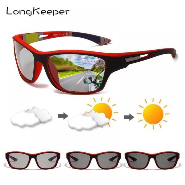 sunglasses longkeeper men pochromic matte black sports goggles women color changing polarized driving sun glasses, White;black
sunglasses longkeeper men pochromic matte black sports goggles women color changing polarized driving sun glasses, White;black