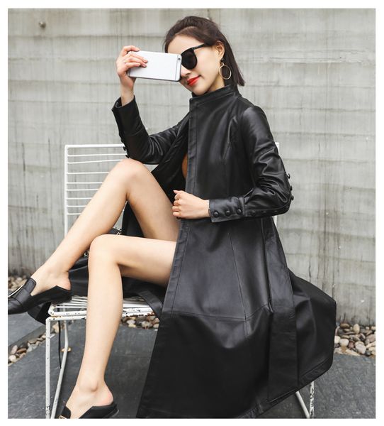 2021 new leather genuine women jacket sheep coat female windbreaker trench coats women's jackets jaqueta de couro wxf292 ex41, Black
2021 new leather genuine women jacket sheep coat female windbreaker trench coats women's jackets jaqueta de couro wxf292 ex41, Black