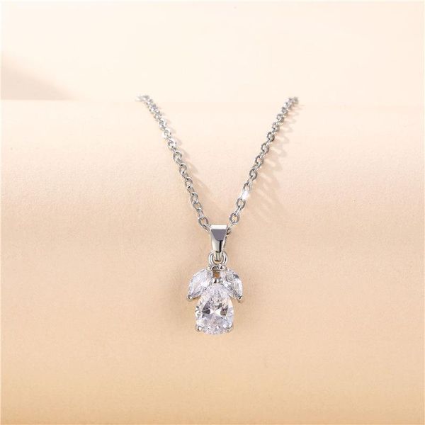 pendant necklaces cute water drop small necklace simple fashion white zircon for women wedding charm silver color chain
pendant necklaces cute water drop small necklace simple fashion white zircon for women wedding charm silver color chain