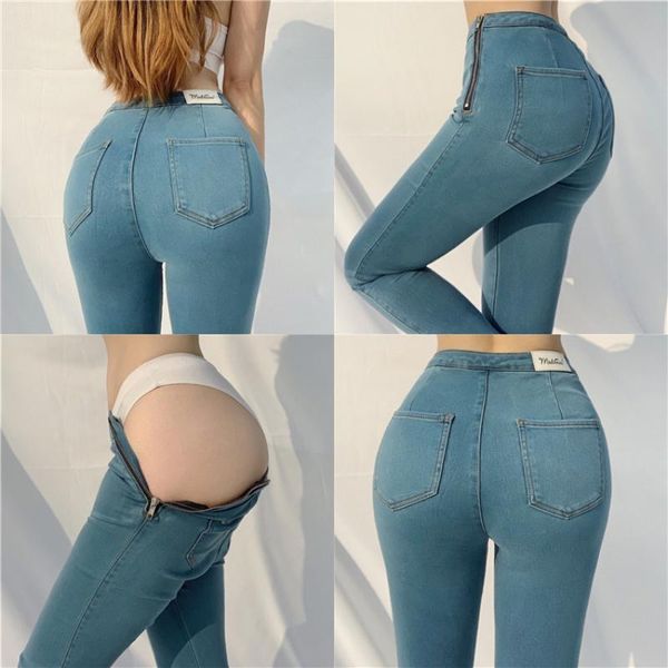 women's jeans side zip hip lift skinny denim women bodycon pants streetwear, Blue
women's jeans side zip hip lift skinny denim women bodycon pants streetwear, Blue