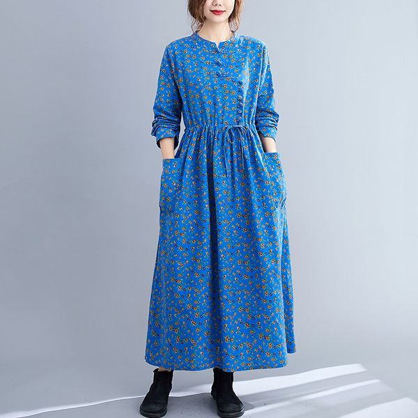 vintage cotton linen ethnic dress women 2021 autumn baggy robe femme floral print oversized maxi long dresses female 11715, Red
vintage cotton linen ethnic dress women 2021 autumn baggy robe femme floral print oversized maxi long dresses female 11715, Red