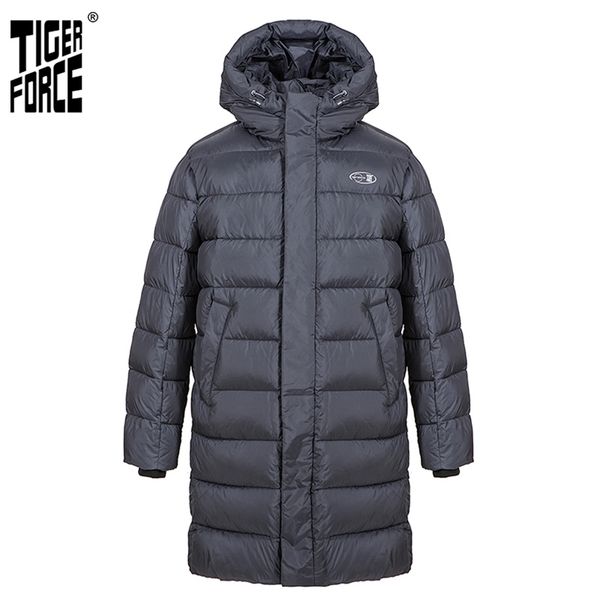 tiger force winter jacket for men long black warm male sports casual fashion thick outdoor men's coat parka 70701 211025
tiger force winter jacket for men long black warm male sports casual fashion thick outdoor men's coat parka 70701 211025
