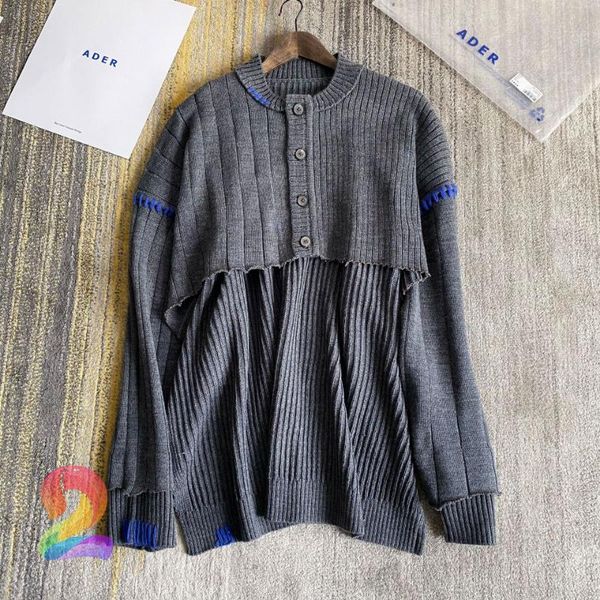 men's sweaters ader error irregular half fashion loose cardigan adererror oversize women's knitted sweater, White;black
men's sweaters ader error irregular half fashion loose cardigan adererror oversize women's knitted sweater, White;black