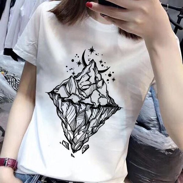 2021 summer women leisure t-shirt harajuku art pattern printing tshirt fashion short sleeve o neck white clothing t shirt
2021 summer women leisure t-shirt harajuku art pattern printing tshirt fashion short sleeve o neck white clothing t shirt