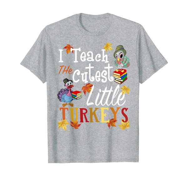 i teach the cutest little turkeys thanksgiving teacher gift t-shirt, White;black
i teach the cutest little turkeys thanksgiving teacher gift t-shirt, White;black