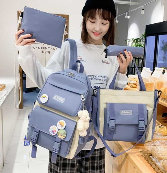school bags korean fashion shoulder strap 4pcs suit bag for teenagers girls children's waterproof backpacks kids schoolbags
school bags korean fashion shoulder strap 4pcs suit bag for teenagers girls children's waterproof backpacks kids schoolbags