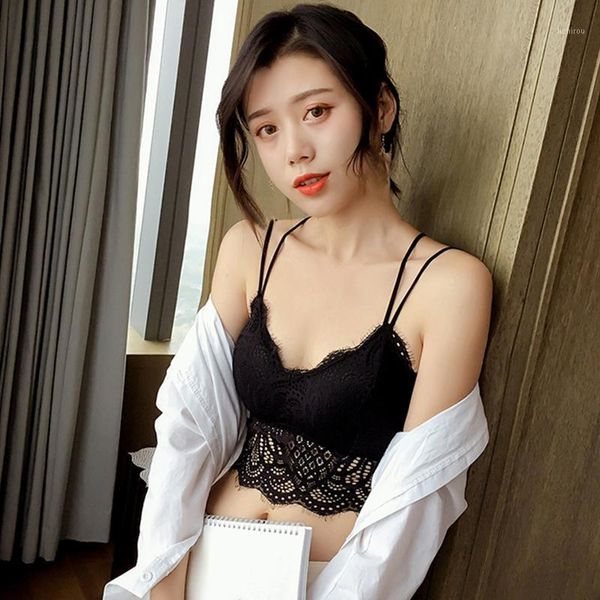 removable pad wrapped chest clothes bralette summer double slim straps women tube lace floral hollow underwear bra bustiers & corse, Black;white
removable pad wrapped chest clothes bralette summer double slim straps women tube lace floral hollow underwear bra bustiers & corse, Black;white