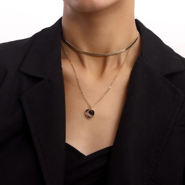 chains europe and the double snake chain pendant necklace female leopard love bone of punk hip-hop sautoir, Silver
chains europe and the double snake chain pendant necklace female leopard love bone of punk hip-hop sautoir, Silver