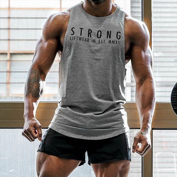 men gyms workout tank mens fitness bodybuilding sleeveless shirt male cotton clothing sports singlet vest undershirt, White;black
men gyms workout tank mens fitness bodybuilding sleeveless shirt male cotton clothing sports singlet vest undershirt, White;black