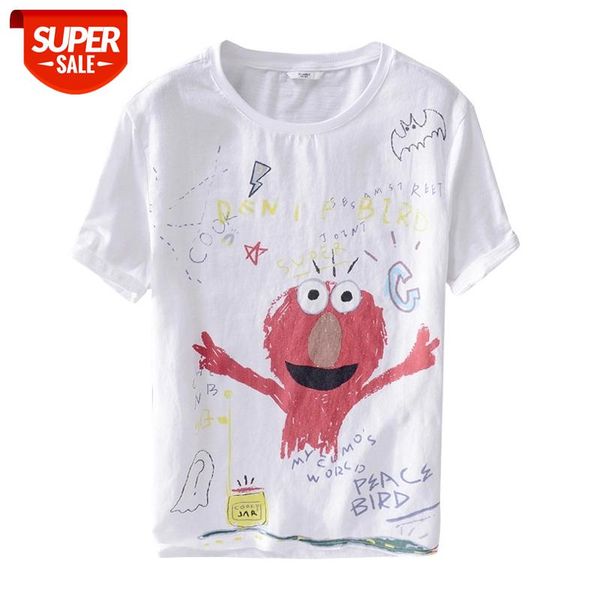 graphic t shirts men summer short sleeve cotton linen casual cartoon printing tees male fashion clothing #og07, White;black
graphic t shirts men summer short sleeve cotton linen casual cartoon printing tees male fashion clothing #og07, White;black