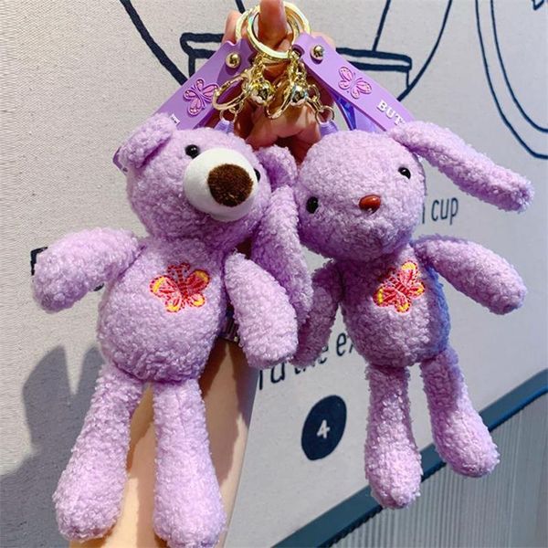 keychains purple plush bear long eared keychain halloween animal doll key ring for bags creative fashion car accessories pendant, Silver
keychains purple plush bear long eared keychain halloween animal doll key ring for bags creative fashion car accessories pendant, Silver