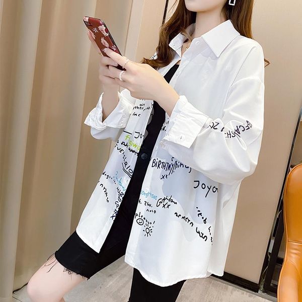 women's blouses & shirts 2021 fashion brand white shirt women loose plus size blouse female long sleeve casual blusas autumn winter
women's blouses & shirts 2021 fashion brand white shirt women loose plus size blouse female long sleeve casual blusas autumn winter