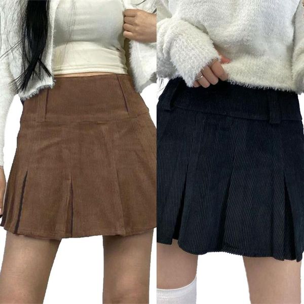 skirts sweetown brown vintage corduroy pleated womens 90s y2k aesthetic school girl mini skirt high waist cute kawaii clothes, Black
skirts sweetown brown vintage corduroy pleated womens 90s y2k aesthetic school girl mini skirt high waist cute kawaii clothes, Black