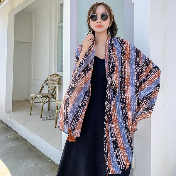 scarves cotton linen scarf shawl tourism vacation multifunctional sunscreen women's dual-purpose beach towel decorate, Blue;gray
scarves cotton linen scarf shawl tourism vacation multifunctional sunscreen women's dual-purpose beach towel decorate, Blue;gray