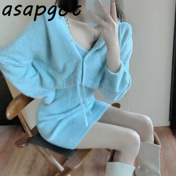 autumn chic korean fashion v neck long sleeve sweater jacket temperament off the shoulder chain spaghetti strap dress 210610, White
autumn chic korean fashion v neck long sleeve sweater jacket temperament off the shoulder chain spaghetti strap dress 210610, White