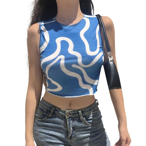 women's tanks & camis hirigin y2k crop summer streetwear sleeveless abstract stripes print slim fit tank, White
women's tanks & camis hirigin y2k crop summer streetwear sleeveless abstract stripes print slim fit tank, White