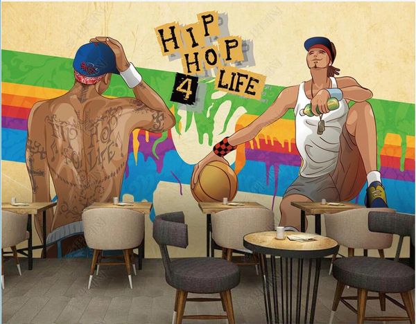3d wall murals wallpaper for walls 3 d trendy hip hop graffiti 3d wallpaper custom p mural home decor in the living room 
3d wall murals wallpaper for walls 3 d trendy hip hop graffiti 3d wallpaper custom p mural home decor in the living room