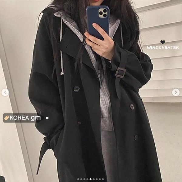 women's trench coats 2021 autumn large size coat women loose long cotton windbreaker female double-breasted, Tan;black
women's trench coats 2021 autumn large size coat women loose long cotton windbreaker female double-breasted, Tan;black