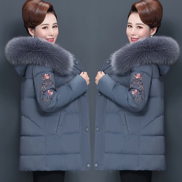 elegant winter quilted short woman's hoodie middle-aged women's cotton jacket big coat iwdy, Black
elegant winter quilted short woman's hoodie middle-aged women's cotton jacket big coat iwdy, Black