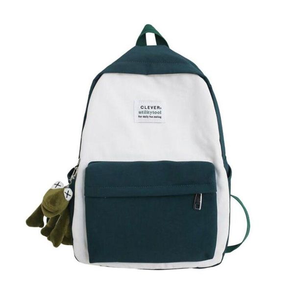 backpack nylon female women student bag color block leisure waterproof book school for teenager girl
backpack nylon female women student bag color block leisure waterproof book school for teenager girl