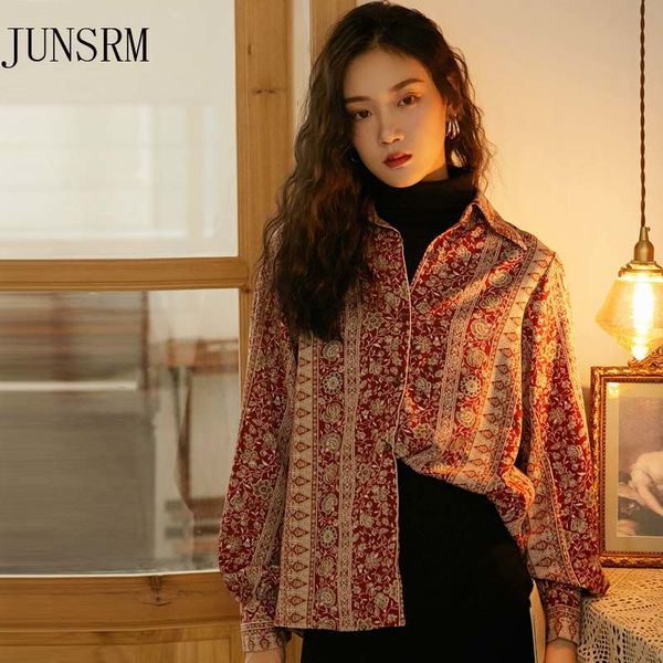Floral Long Female Shirts 2021 New Red Button Up Ladies Top Lantern Blouse Harajuku Clothes Eabw, Black;white
Floral Long Female Shirts 2021 New Red Button Up Ladies Top Lantern Blouse Harajuku Clothes Eabw, Black;white