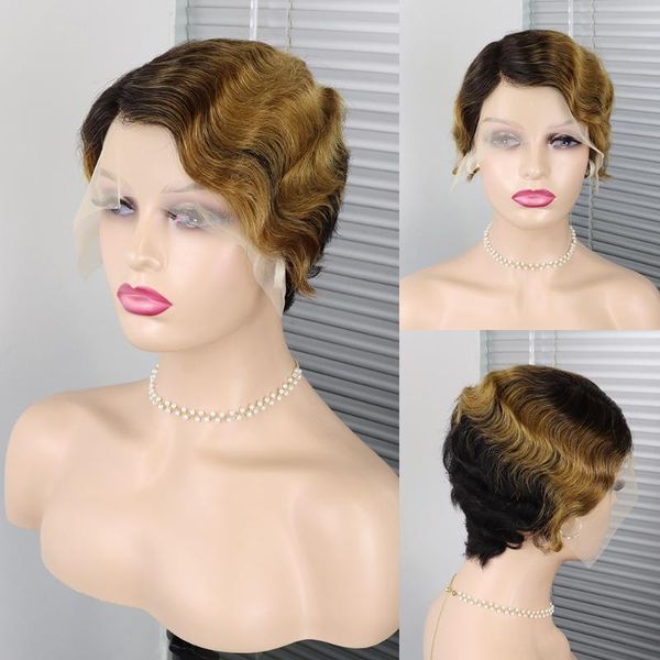 lace wigs short human hair for black women 13*4*1 front wig brazilian finger wave pixie cut natural color glueless, Black;brown
lace wigs short human hair for black women 13*4*1 front wig brazilian finger wave pixie cut natural color glueless, Black;brown