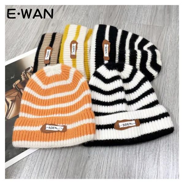 berets 2021 autumn and winter hat women's leather label knitted sweater casual beanie fashion all-match tide, Blue;gray
berets 2021 autumn and winter hat women's leather label knitted sweater casual beanie fashion all-match tide, Blue;gray