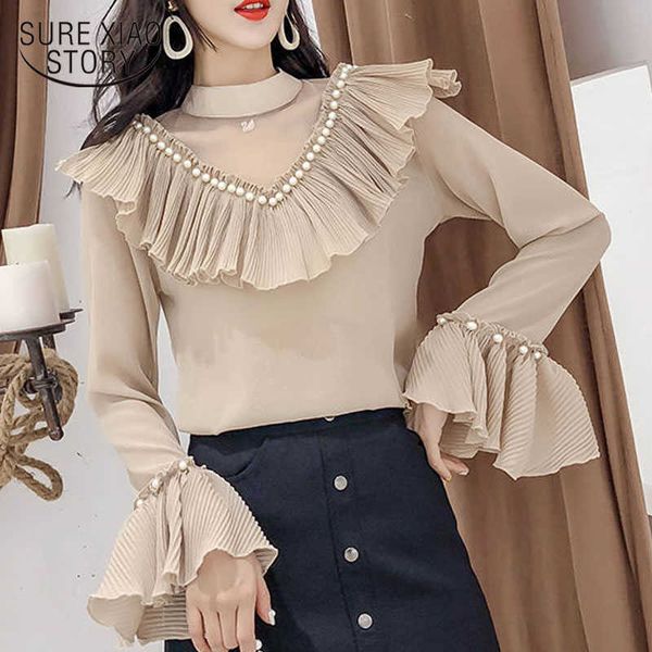autumn fashion clothes western style hollow out long sleeve chiffon blouse elegant ruffle chemisier femme 10611 210528, White
autumn fashion clothes western style hollow out long sleeve chiffon blouse elegant ruffle chemisier femme 10611 210528, White