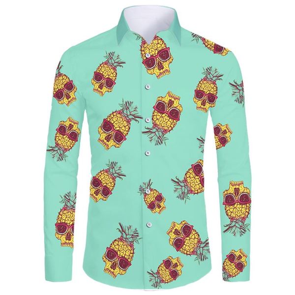 ogkb men slim 3d print pineapple skull long sleeve shirts fashion party holiday casual flower shirt homme plus size dropshipping, White;black
ogkb men slim 3d print pineapple skull long sleeve shirts fashion party holiday casual flower shirt homme plus size dropshipping, White;black