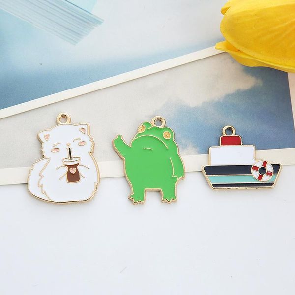 charms 10pcs alloy dripping oil frog kitten pendant charm diy jewelry accessories k gold cartoon earrings bracelet, Bronze;silver
charms 10pcs alloy dripping oil frog kitten pendant charm diy jewelry accessories k gold cartoon earrings bracelet, Bronze;silver