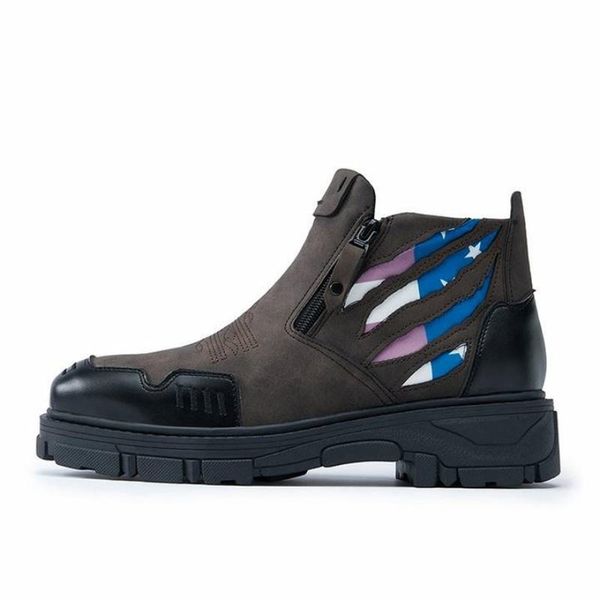autumn and winter pu handmade zipper boots classic ankle men's casual fashion combat zz343 211023, Black
autumn and winter pu handmade zipper boots classic ankle men's casual fashion combat zz343 211023, Black