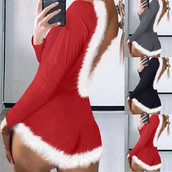 women's jumpsuits & rompers womens plush backless long-sleeved o-neck slim-fit jumpsuit bodycon romper long sleeve bodysuit, Black;white
women's jumpsuits & rompers womens plush backless long-sleeved o-neck slim-fit jumpsuit bodycon romper long sleeve bodysuit, Black;white