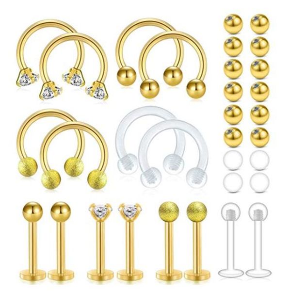 16g surgical steel labret lip rings nose rings piercing septum rings tragus helix earrings hoop cz ear lobe conch piercing, Silver
16g surgical steel labret lip rings nose rings piercing septum rings tragus helix earrings hoop cz ear lobe conch piercing, Silver
