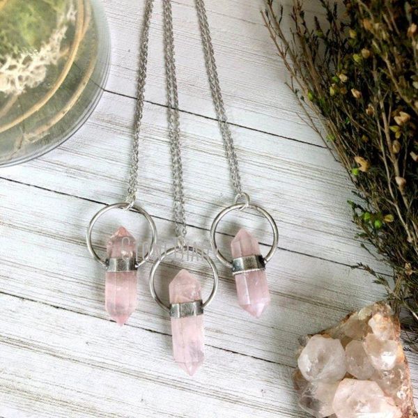 pendant necklaces nm39946 rose quartz silver crystal necklace pink for woman healing jewelry birthstone
pendant necklaces nm39946 rose quartz silver crystal necklace pink for woman healing jewelry birthstone