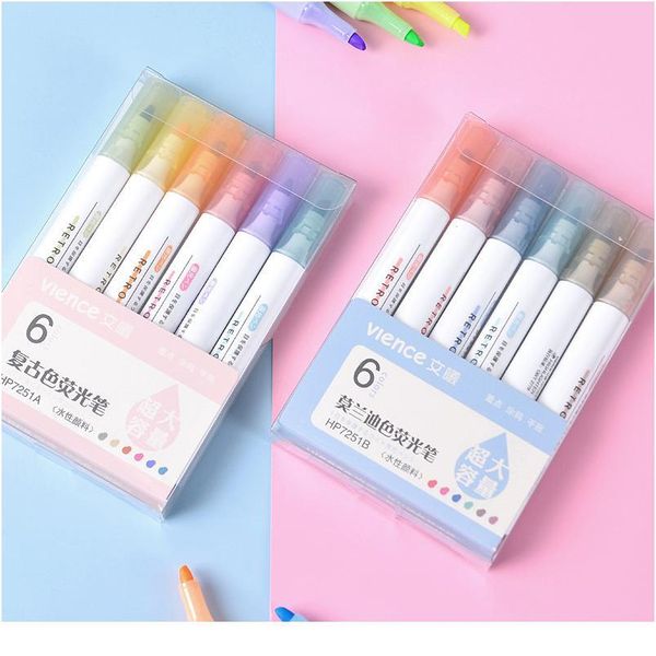 6pcs/lot highlighter pen pastel markers fluorescent pen watercolor highlighters drawing painting art stationary school jllkgs
6pcs/lot highlighter pen pastel markers fluorescent pen watercolor highlighters drawing painting art stationary school jllkgs