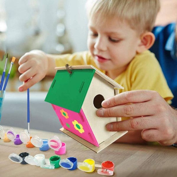 other bird supplies wooden home decoration diy hand painted crafts graffiti house set 30ml
other bird supplies wooden home decoration diy hand painted crafts graffiti house set 30ml