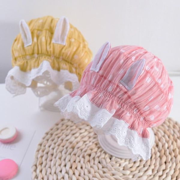 caps & hats spring lace baby girls hat with ears cute dot print outdoor bonnet kids children cap beanies, Yellow
caps & hats spring lace baby girls hat with ears cute dot print outdoor bonnet kids children cap beanies, Yellow