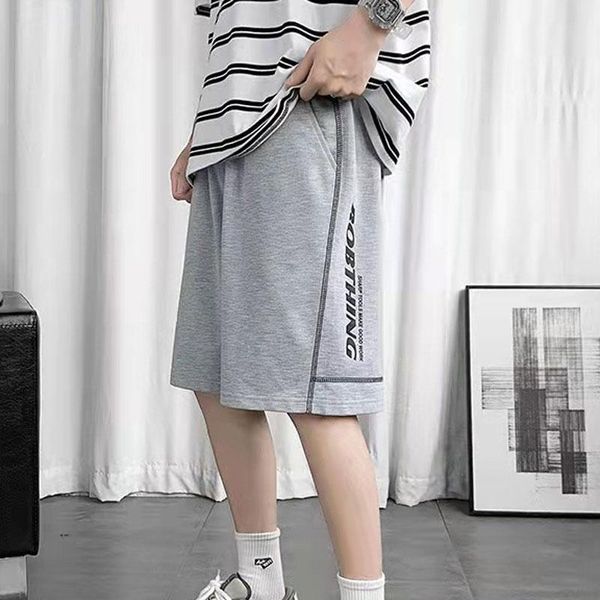 men's shorts summer fashion men casual sports loose straight short pants for male breathable basketball elastic waist, White;black
men's shorts summer fashion men casual sports loose straight short pants for male breathable basketball elastic waist, White;black