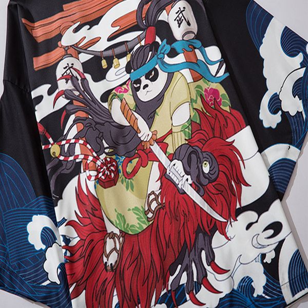 aelfric 2021 new eden japanese kimono jacket men samurai panda print harajuku loose hip hop summer japan streetwear front open coats cxe2, Black;brown
aelfric 2021 new eden japanese kimono jacket men samurai panda print harajuku loose hip hop summer japan streetwear front open coats cxe2, Black;brown